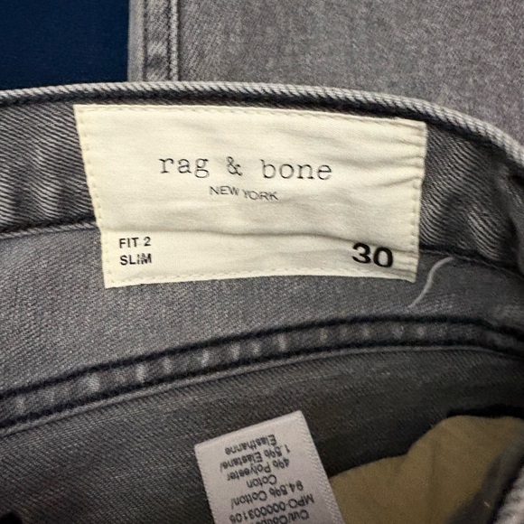 Rag & Bone men’s Gray Slim Fit Jeans - Picture 4 of 7